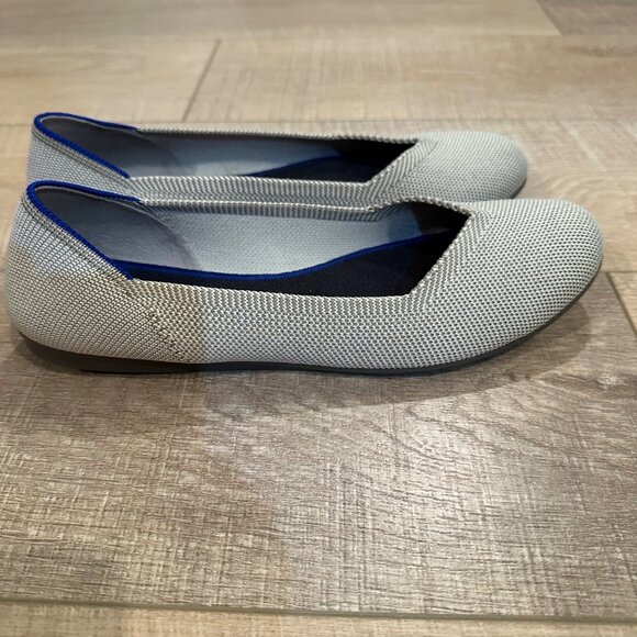 ROTHY'S WOMENS CREAM FLAT SLIP ON SHOES SIZE 8 - Picture 9 of 9